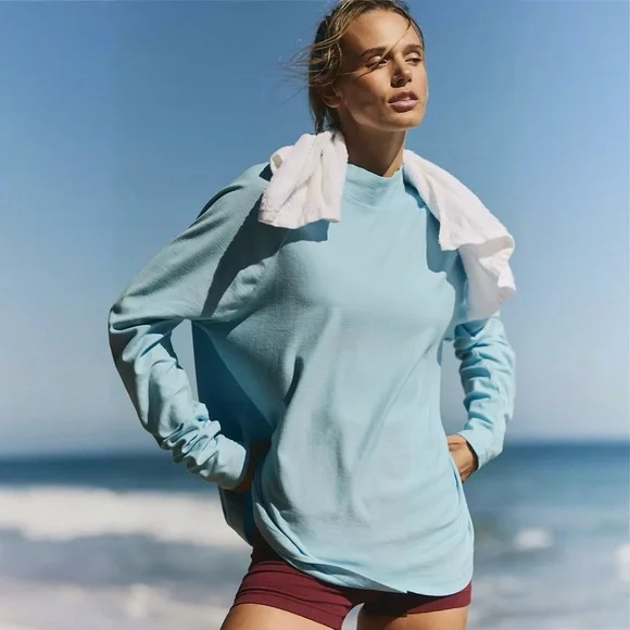 NWT Free People Movement Restoration Layer
Color: Bright Blue - Picture 2 of 11